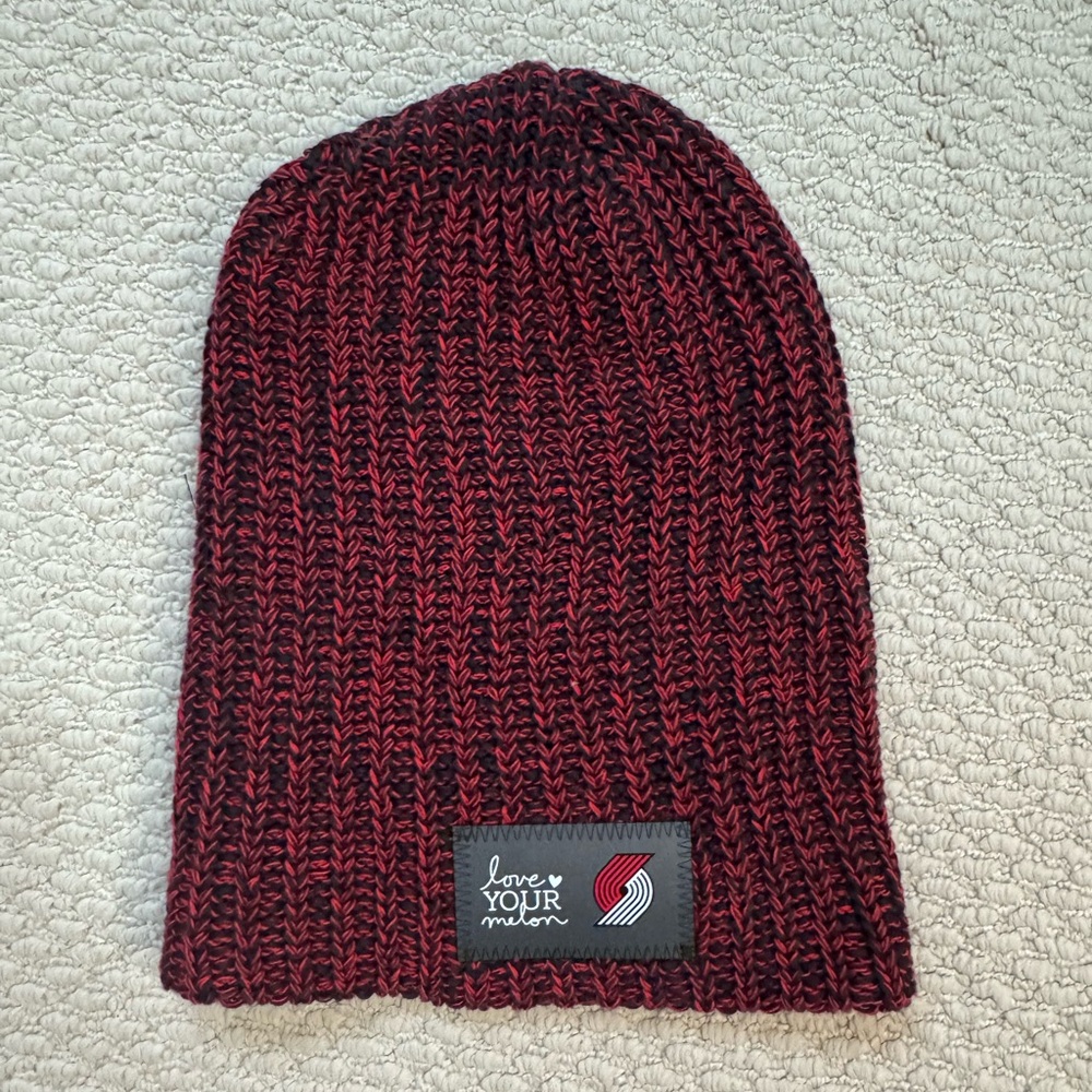 Love Your Melon x Trail Blazers slouchy beanie